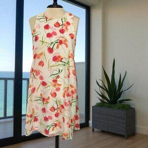 NWOT Tommy Hilfiger Floral Sleeveless Chiffon Dress